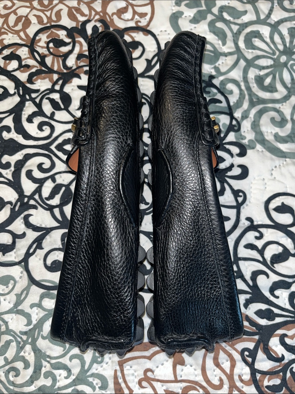 Coach Black Pebble Leather Crosby Driving Loafer - Picture 3 of 7